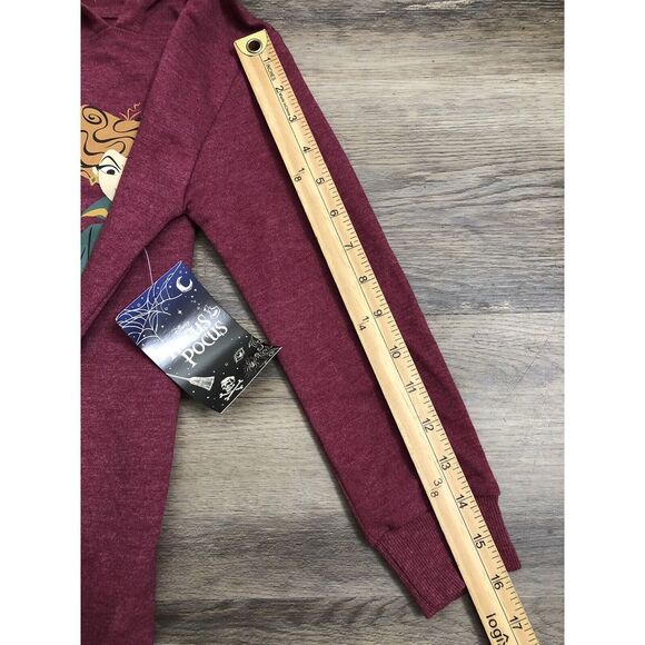 NWT Girls Hooded Hocus Pocus Dress Sz S (6-6X) Long Sleeve Disney Cosplay Hoodie - Picture 7 of 7